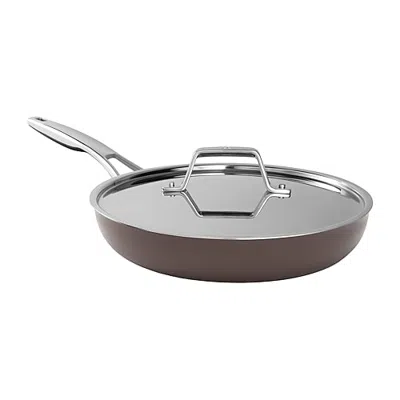 Calphalon Premier Ceramic 10" Frypan With Lid In Blue