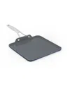 Calphalon Premier Ceramic Nonstick 11in Square Griddle In Midnight Blue