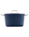 Calphalon Premier Ceramic Nonstick 7-quart Dutch Oven With Lid In Silver