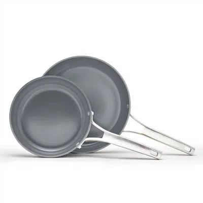 Calphalon Premier Ceramic Nonstick 8" And 10" Frying Pan Set, Midnight Blue