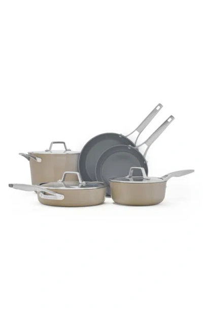 CALPHALON CALPHALON PREMIER CERAMIC NONSTICK 8-PIECE COOKWARE SET