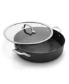 CALPHALON PREMIER HARD-ANODIZED NONSTICK 7 QUART SAUTEUSE WITH LID