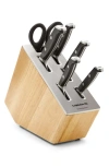 Calphalon Premier 7pc Knife Set With Sharpin Edgetech In Black