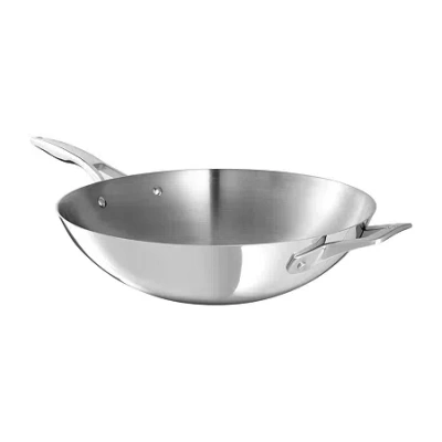 Calphalon Premier Stainless Steel 13" Wok In Silver
