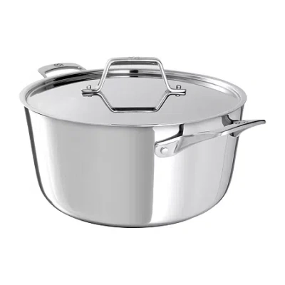 Calphalon Premier Stainless Steel 6 Quart Stock Pot In Silver