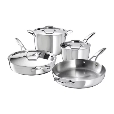 Calphalon Premier Stainless Steel 7-pc. Cookware Set In Multi
