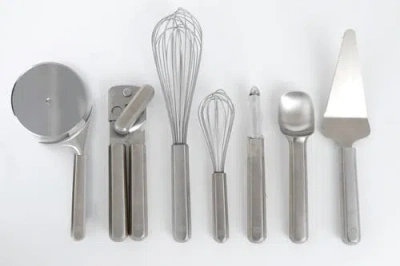Calphalon Prime 7 Piece Stainless Steel Kitchen Gadget Set In Silver