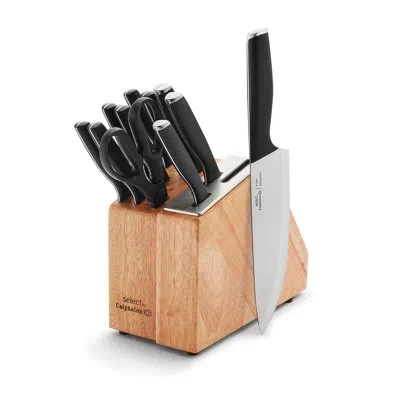 Calphalon Select By  Antimicrobial Self-sharpening 12-piece Cutlery Set In Black
