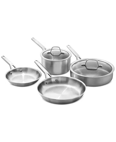 Calphalon Stainless Steel 6-piece Cookware Set In Silver