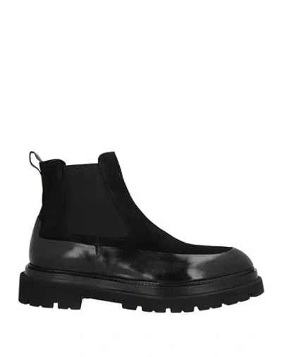 Calpierre Man Ankle Boots Black Size 14 Leather