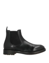 Calpierre Man Ankle Boots Black Size 9 Leather