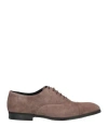 Calpierre Man Lace-up Shoes Light Brown Size 9 Leather In Beige