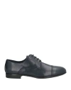 Calpierre Man Lace-up Shoes Navy Size 6.5 Leather