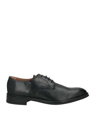 Calpierre Man Lace-up Shoes Black Size 10 Leather
