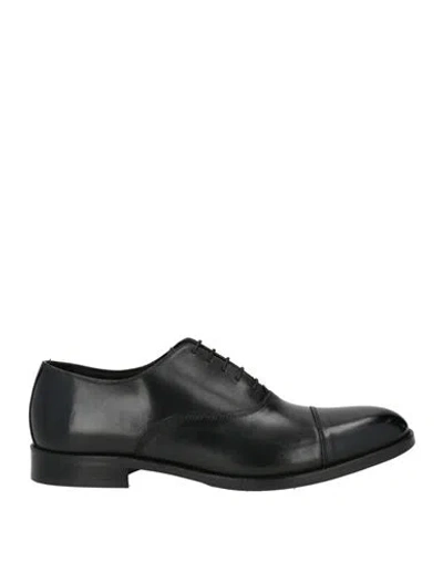 Calpierre Man Lace-up Shoes Black Size 9 Leather