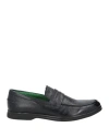 Calpierre Man Loafers Black Size 13 Soft Leather In Black