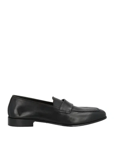 Calpierre Man Loafers Black Size 8.5 Leather