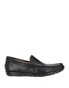Calpierre Man Loafers Black Size 9 Leather In Black