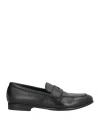 Calpierre Man Loafers Black Size 9 Leather