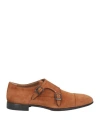 Calpierre Man Loafers Brown Size 9 Soft Leather In Brown