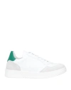 Calpierre Man Sneakers Off White Size 9 Calfskin In Off White