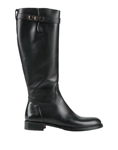 Calpierre Woman Boot Black Size 12 Leather
