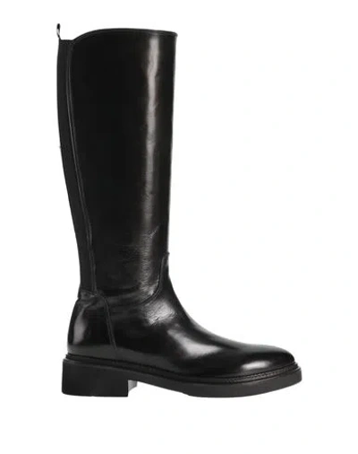 Calpierre Woman Boot Black Size 8 Leather
