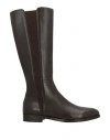 Calpierre Woman Boot Dark Brown Size 8 Leather