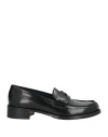 Calpierre Woman Loafers Black Size 8 Leather