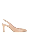 Calpierre Woman Pumps Beige Size 6 Soft Leather In Beige