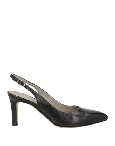 Calpierre Woman Pumps Black Size 7 Soft Leather