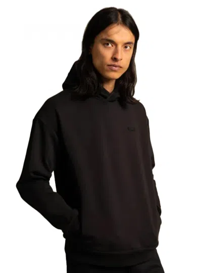 Calvin Klein - Hoodie Grosgrain Logato K10k110089 Beh Nero