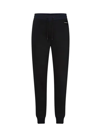 CALVIN KLEIN CALVIN KLEIN - MIX MEDIA INTERLOCK SWEATPANT K10K104511 BLACK