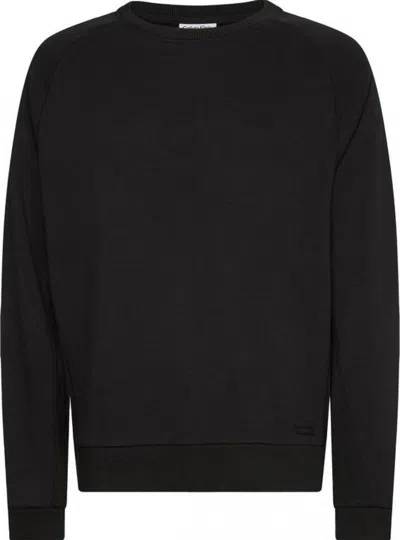 Calvin Klein Milano Stitch Comfort Sweater In Nero