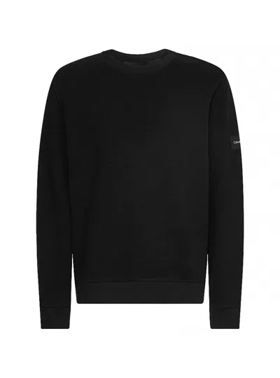 Calvin Klein Cotton Jumper In Black