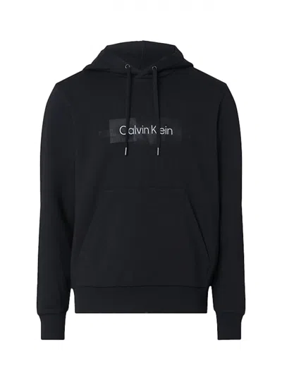 Calvin Klein - Striped Logo Hoodie With Hoodie K10k110761 Beh