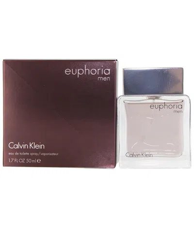 Calvin Klein 1.7oz Euphoria Men Eau De Toilette Spray In Transparent