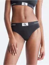Calvin Klein 1996 Cotton Stretch Modern Thong In Black