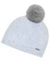Calvin Klein 2-piece Mini Sequin Hat And Scarf Set In Blue