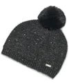 Calvin Klein 2-piece Mini Sequin Hat And Scarf Set In Gray