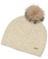 Calvin Klein 2-piece Mini Sequin Hat And Scarf Set In Neutral