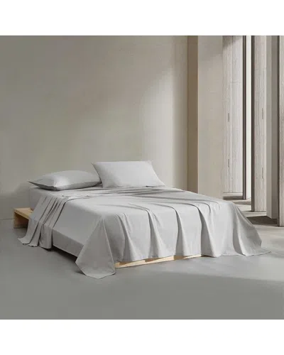 CALVIN KLEIN CALVIN KLEIN 200 THREAD COUNT SOLID ENHANCED COOLING COTTON PERCALE SHEET SET