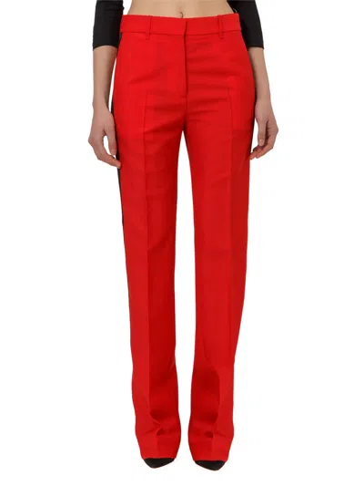 Calvin Klein 205w39nyc Fashion-forward Trousers With Unique Detail Features In Red