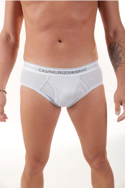 Calvin Klein 205w39nyc Logoed Elastic Band Cotton Slip In Multi