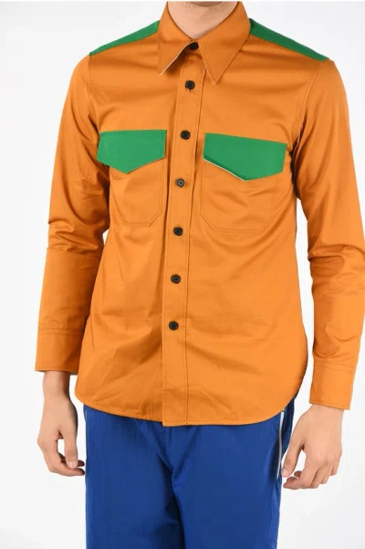 Calvin Klein 205w39nyc Long Sleeve Shirt In Orange