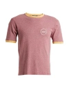 Calvin Klein 205w39nyc Man T-shirt Rust Size Xs Cotton In Red