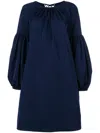 Calvin Klein 205w39nyc Royal Blue Raffia Dress
