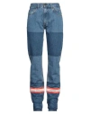Calvin Klein 205w39nyc Woman Jeans Blue Size 27 Cotton, Pvc - Polyvinyl Chloride In Blue