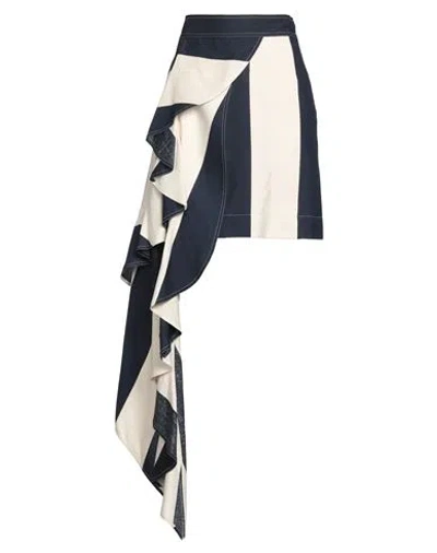 Calvin Klein 205w39nyc Elegant Mini Skirt With Ruched Detailing In Animal Print