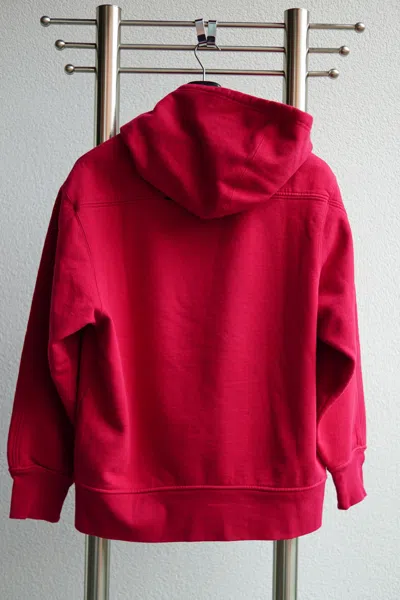 Pre-owned Calvin Klein 205w39nyc X Raf Simons Oversize Hoodie In Red